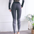 Ροδακινί Hip Legging Ψηλόμεσο στενό παντελόνι γιόγκα